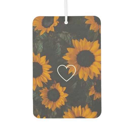 Zonnebloemen Luchtverfrisser (Voorkant)