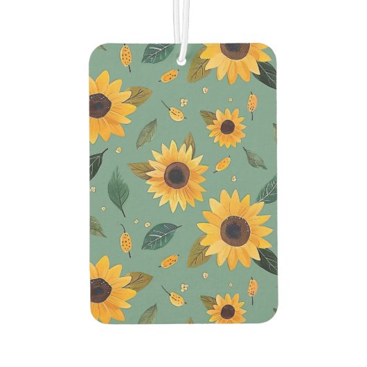 Zonnebloemen Luchtverfrisser (Achterkant)