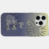 Zonnebloemen & madeliefjes houden van God Familie Case-Mate iPhone Case (Achterkant (horizontaal))