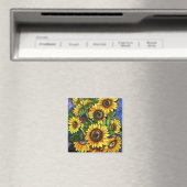 Zonnebloemen Magneet (Insitu (Vaatwasser))