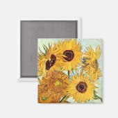 Zonnebloemen Magneet (Voorkant / Achterkant)