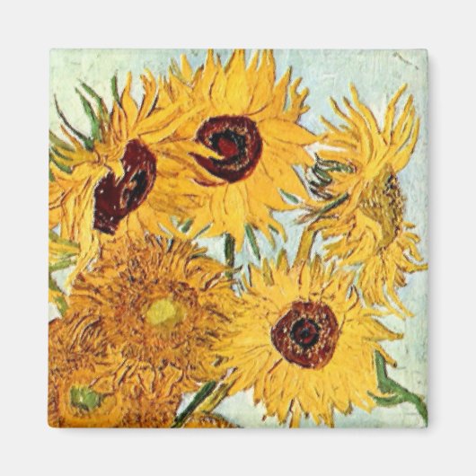 Zonnebloemen Magneet (Voorkant)
