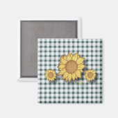 Zonnebloemen Magnet (Voorkant / Achterkant)