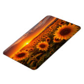 Zonnebloemen Magnet Magneet (Linkerzijde)