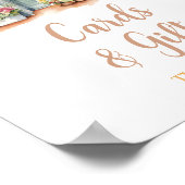 Zonnebloemen Markt Vrijgezellenfeest Kaarten en ge Poster (Hoek)