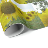 Zonnebloemen mat inpakpapier (Rol Hoek)