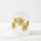 Zonnebloemen Matglas Koffiemok (Center)