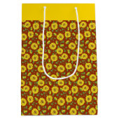 Zonnebloemen Medium Cadeauzakje (Achterkant)