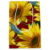 Zonnebloemen Medium Cadeauzakje (Voorkant)