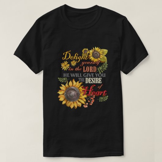 Zonnebloemen Meisjes Zuidelijk Christelijk T-shirt (Design voorkant)