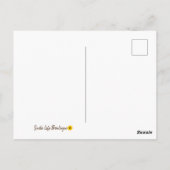 Zonnebloemen met de quote Jouw Actie Telt Briefkaart (Achterkant)