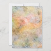 Zonnebloemen met gouden Lijsten hoge thee Kaart (Achterkant)