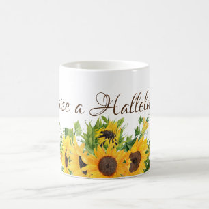 Zonnebloemen met Raise a Hallelujah Koffiemok