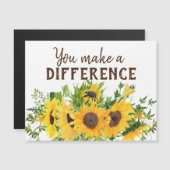 Zonnebloemen met U maken een prijsopgave voor vers (Voorkant / Achterkant)