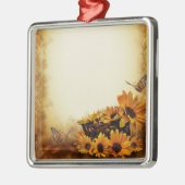 Zonnebloemen Metalen Ornament (Links)