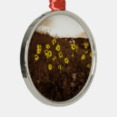 Zonnebloemen Metalen Ornament (Rechts)