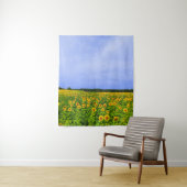 Zonnebloemen, middelgroot wandkleed (In situ)