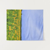 Zonnebloemen, middelgroot wandkleed (Voorkant (horizontaal))