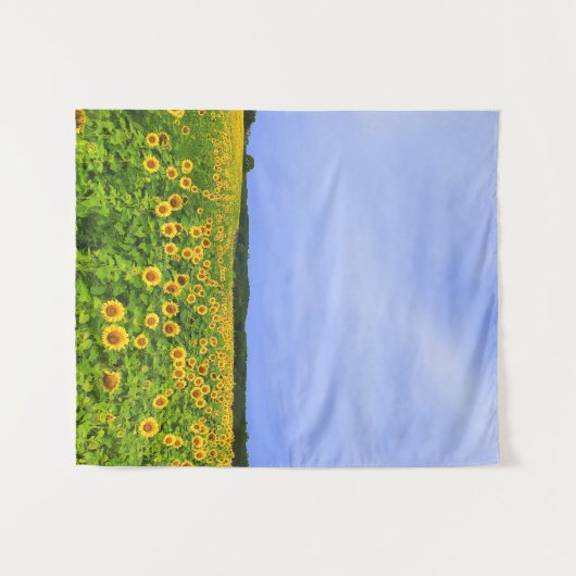 Zonnebloemen, middelgroot wandkleed (Voorkant (horizontaal))