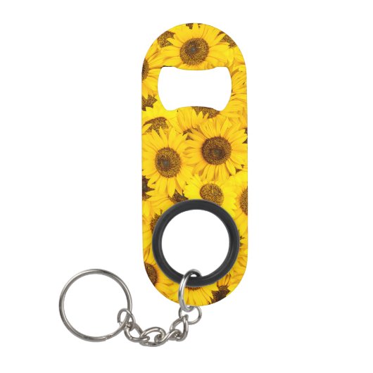 Zonnebloemen Mini Flessenopener (Voorkant)