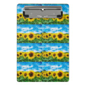 Zonnebloemen Mini Klembord (Voorkant)