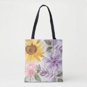 Zonnebloemen Mix Design Tote Bag (Voorkant)