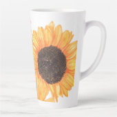 Zonnebloemen Moederdag Large Latte Mok (Rechts)