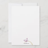 Zonnebloemen Moederdag Uitnodiging (Achterkant)