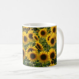Zonnebloemen Mok