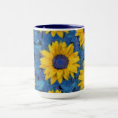 Zonnebloemen Mok (Midden)