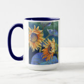 zonnebloemen mok (Links)