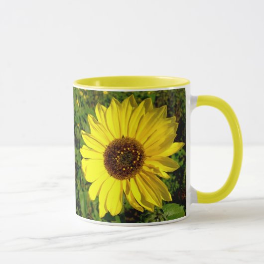 zonnebloemen mok (Rechts)