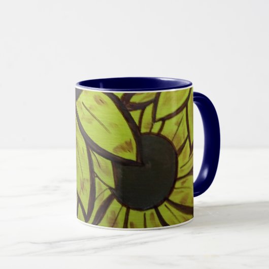 "Zonnebloemen" Mok (Voorkant rechts)