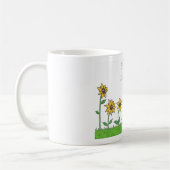 Zonnebloemen - Mok Cartoon (Links)