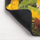 Zonnebloemen Muismat (Hoek)