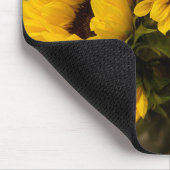 Zonnebloemen Muismat (Hoek)