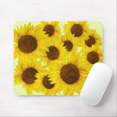 Zonnebloemen Muismat (Met muis)