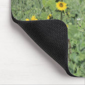 Zonnebloemen Muismat (Hoek)