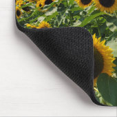 Zonnebloemen Muismat (Hoek)