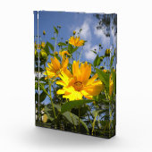Zonnebloemen N Sky Wrapped Canvas Fotoblokken (Rechts)