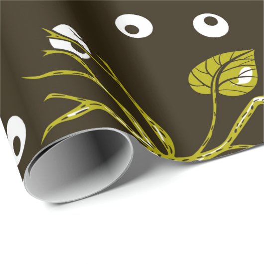 zonnebloemen naadloos cadeaupapier (Rol Hoek)