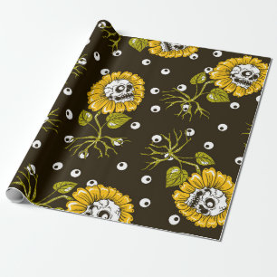 zonnebloemen naadloos cadeaupapier