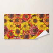 Zonnebloemen Naadloos Patroon Bad Handdoek (Handdoek)