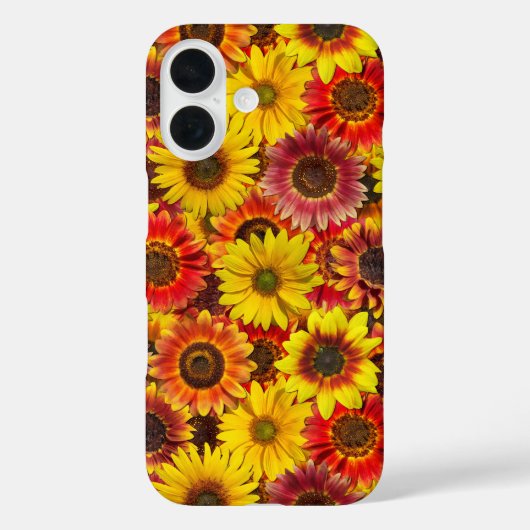 Zonnebloemen Naadloos Patroon Case-Mate iPhone Case (Achterkant)