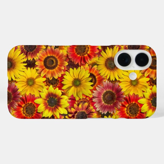 Zonnebloemen Naadloos Patroon Case-Mate iPhone Case (Achterkant (horizontaal))