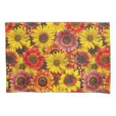 Zonnebloemen Naadloos Patroon Kussensloop (Voorkant-Links)