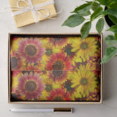 Zonnebloemen Naadloos Patroon Tissuepapier (Geschenk)