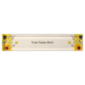 Zonnebloemen Naambordje (Voorkant)