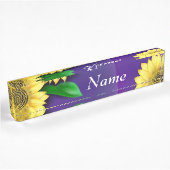 Zonnebloemen Naambordje