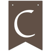 Zonnebloemen Nationale GraduPartij Bruin Vlaggetjes (Eerste vlag)